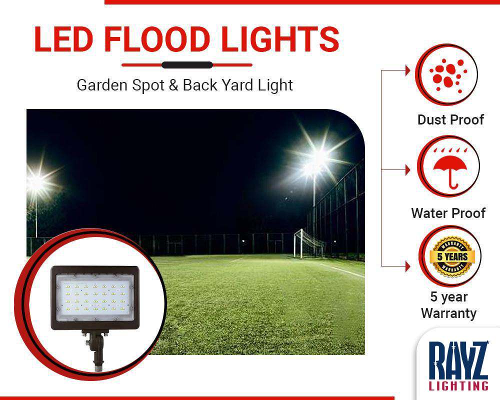 5 Benefits of using LED Flood Lights - Outdoor Floodlight Fixtures