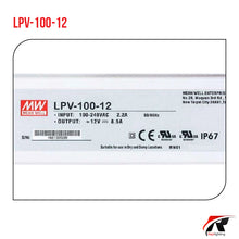 Load image into Gallery viewer, 100W - Waterproof LED Power Supply
