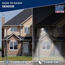 Load image into Gallery viewer, 150W LED Shoebox Parking Lot, Street Light with Inbuilt Multifunction Motion Sensor