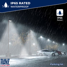 Load image into Gallery viewer, 150W LED Shoebox Parking Lot, Street Light with Inbuilt Multifunction Motion Sensor
