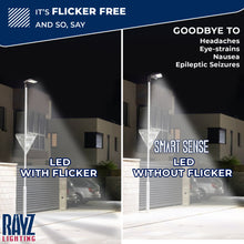 Load image into Gallery viewer, 150W LED Shoebox Parking Lot, Street Light with Inbuilt Multifunction Motion Sensor

