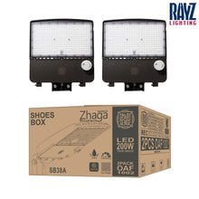 Load image into Gallery viewer, 200W LED Shoebox Area Light - Parking Lot/Street Light