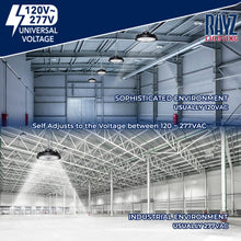 Load image into Gallery viewer, 240W LED UFO High Bay Light Fixture