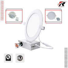 Load image into Gallery viewer, flat panel led light with j-box