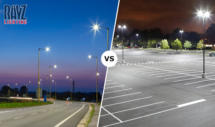 LED Street Lights Vs. LED Parking Lot Lights - Definitive Comparison!
