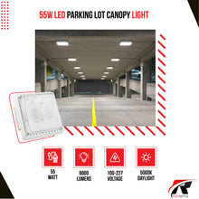 Load image into Gallery viewer, 55W LED Canopy Light
