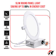 Dust proof LED flat panel light